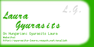 laura gyurasits business card